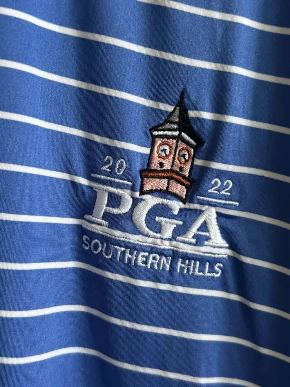 RLX Ralph Lauren Men's 2022 PGA Championship Southern Hills Golf Polo Blue XL